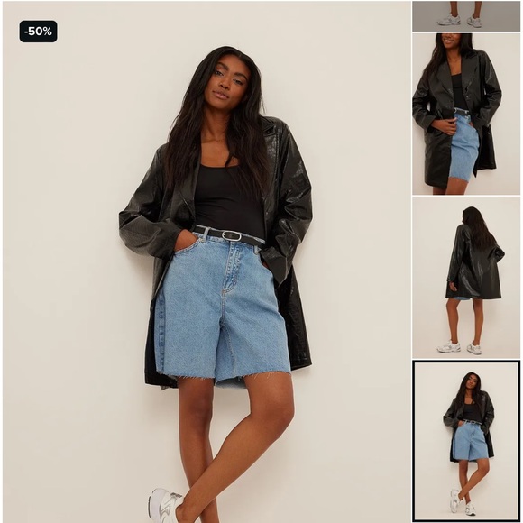 NAKD Pu Croco Jacket - Picture 4 of 11